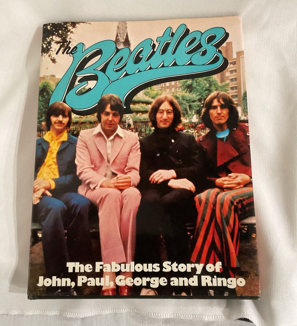 The Beatles Fabulous Story John Paul George Ringo Vintage Hardcover Photo Book